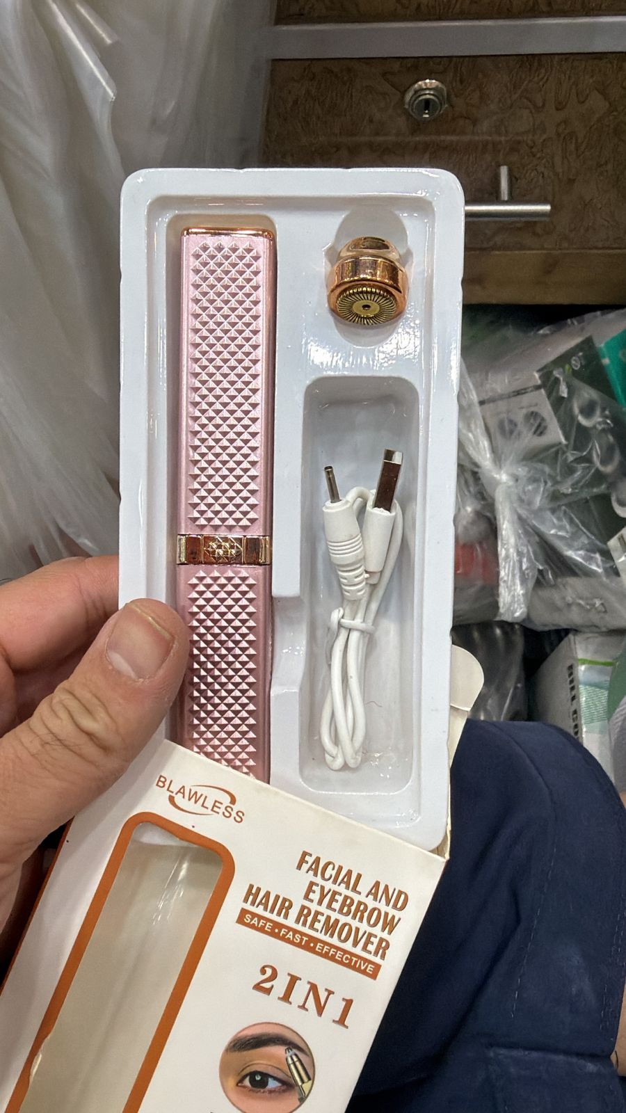 2 In 1 Blawless Facial & Eyebrow Hair Remover