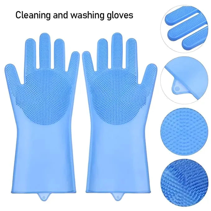 Silicon Washing Gloves High Quality Big Size