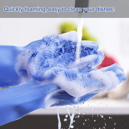 Silicon Washing Gloves High Quality Big Size
