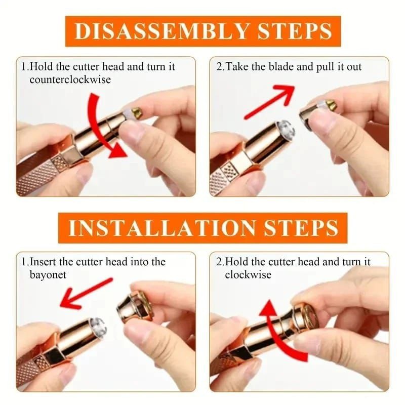2 In 1 Blawless Facial & Eyebrow Hair Remover