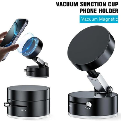 360° Rotating Magnetic Car Phone Holder – Strong Suction Dashboard Mount for All Smartphones